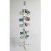 FixtureDisplays® Greeting Card Rack Clear Plexiglass Spinner Retail Floor Spinning Rack DVD CD Book Stand.Pocket Size: 6.25